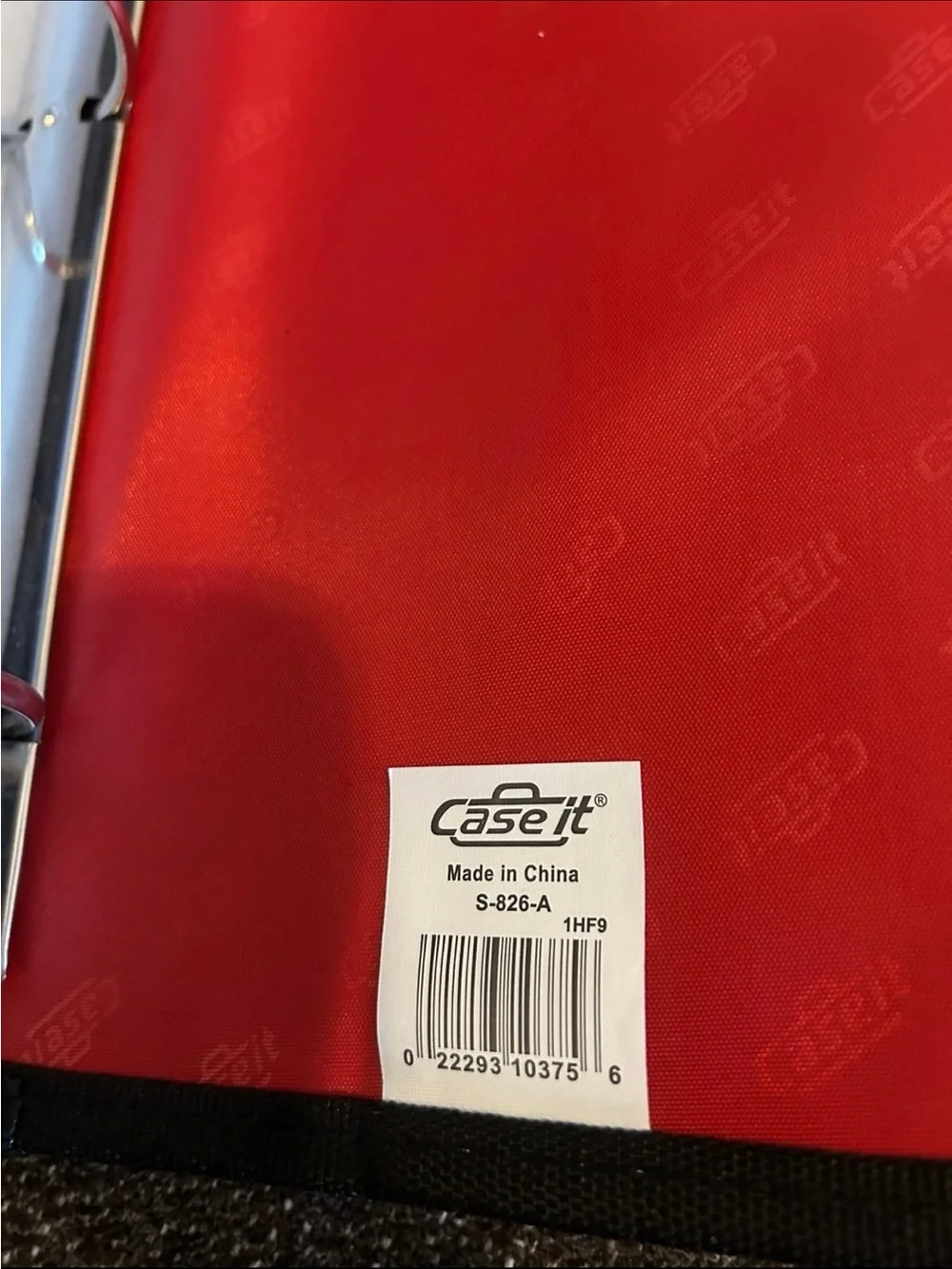 Universal Red Tablet Sleeve with Front Mesh Pocket and Secure Flap